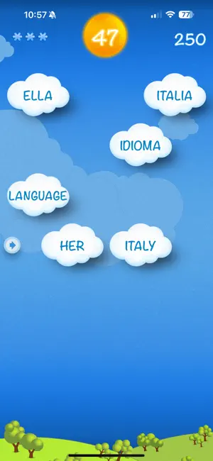 Cloud Words Spanish screenshot 1