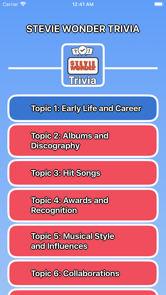#1. Stevie Wonder Trivia (iOS) 由: Martin Tseng