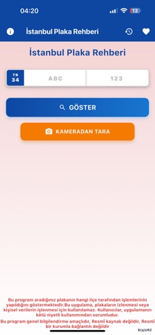 İstanbul Plaka Kodları Rehberi screenshot