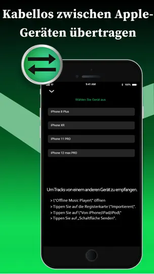 Screenshot von Offline Music Player auf dem iPhone 6