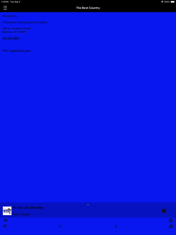 105.9 WTNJ iPad screenshot 3 - Entertainment app