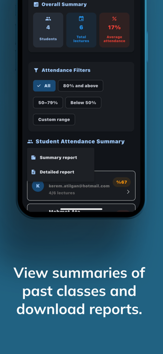 ClassCheck: Attendance Tracker Screenshot 5 of 7
