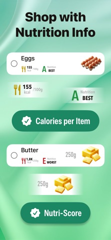 Listiq: Healthy Shopping List screenshot