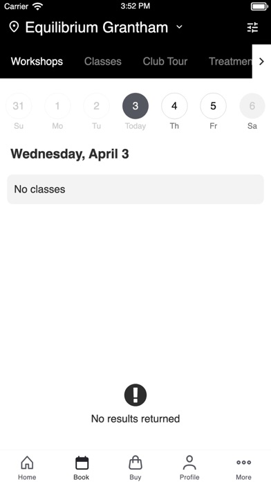 Equilibrium Gym + Fitness Screenshot