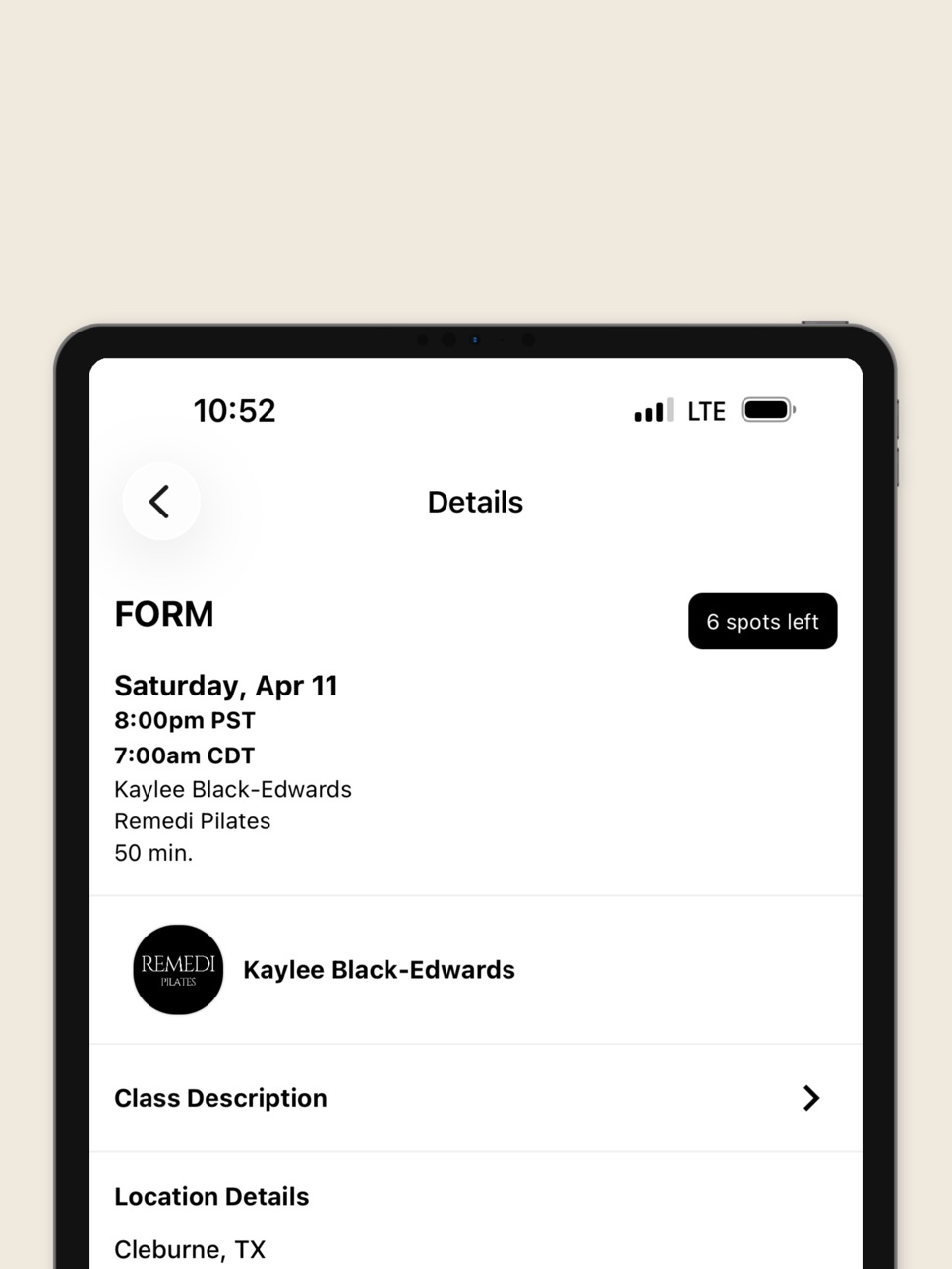 iPad screenshot
