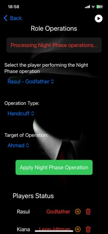 Mafia Role screenshot