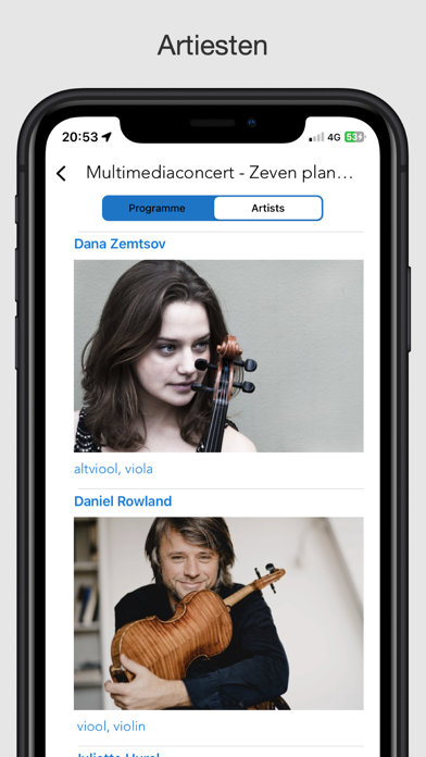 Delft Chamber Music Festival Screenshot