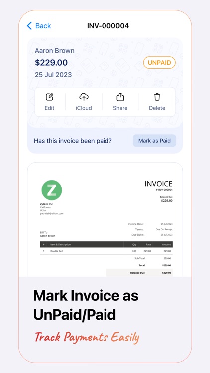 Invoice Generator - Zoho