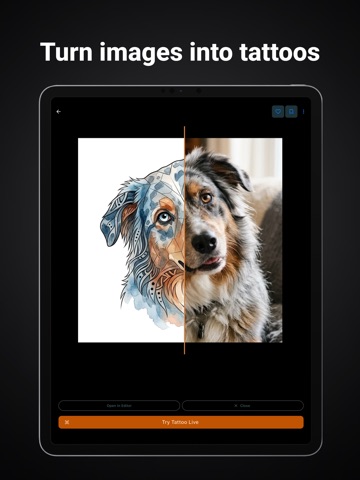 AI Tattoos - Tattoo Maker & AR iPad screenshot