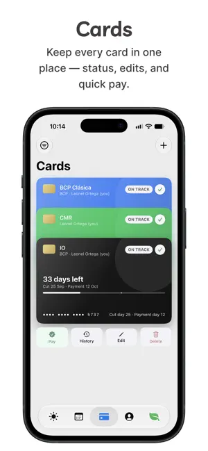 Waloop: Credit Card Tracker screenshot 4