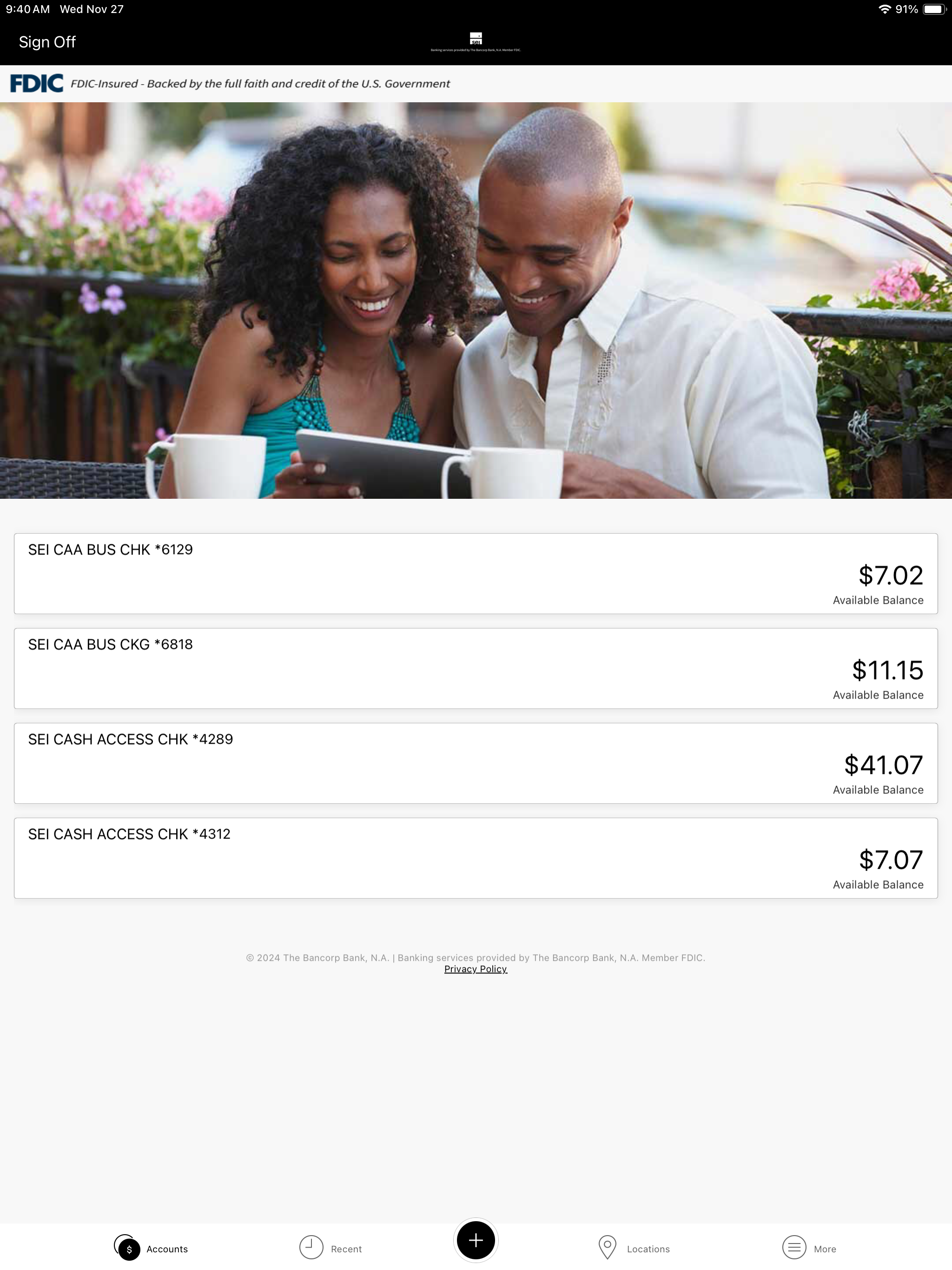 SEI Cash Access screenshot 7