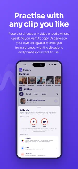 Shadow: English Shadowing screenshot 2