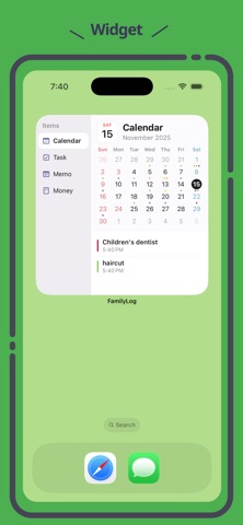 Shared Calendar: FamilyLog Screenshot 8 of 10