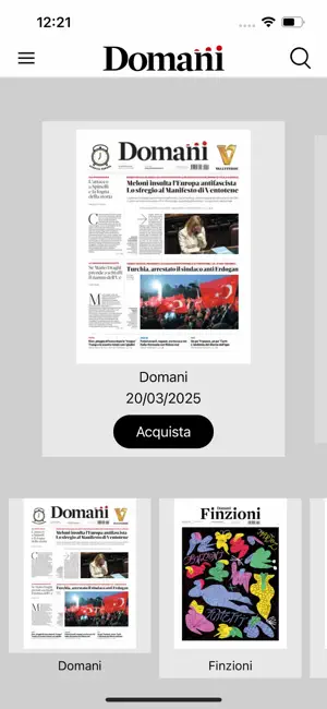Domani iPhone screenshot 2