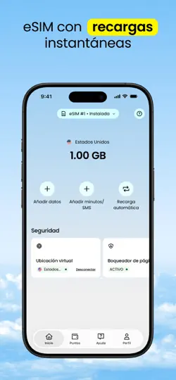 Captura de pantalla de Saily: La ESIM Para Viajar en iPhone 5