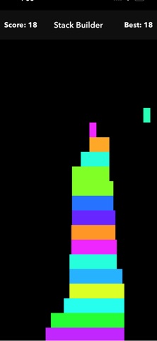 Sky Stack Builder Game screenshot
