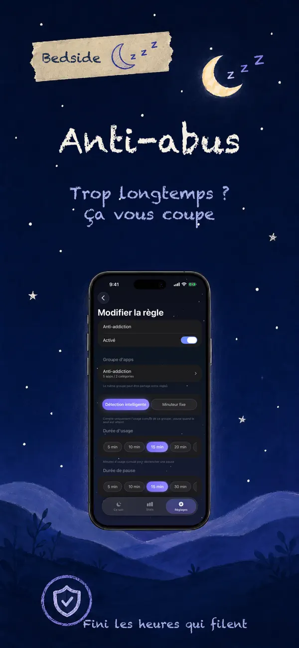 Screenshot #2 pour Bedside : posez le téléphone