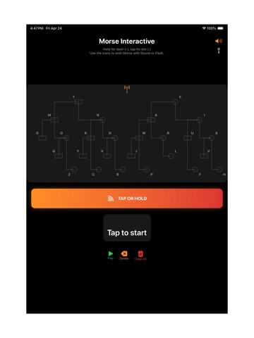 Morse Interactive iPad screenshot