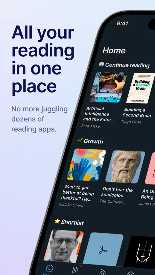 Readwise Reader, App Store screenshot 1