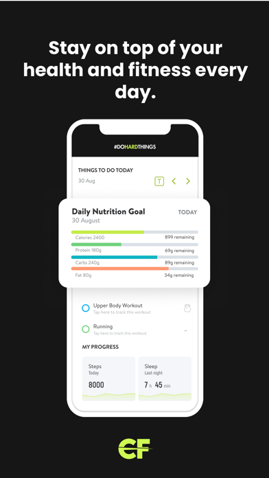 The Combat Fitness App Screenshot