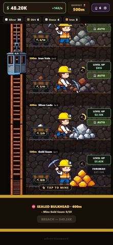 Deep Shaft: Idle Miner Screenshot 2 of 2