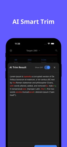 Word Counter: AI Text Editor Screenshot 1 of 4