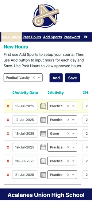 Physical Education Tracker screenshot 3