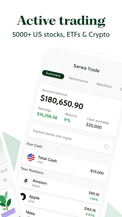 Sarwa: Invest, Trade & Save