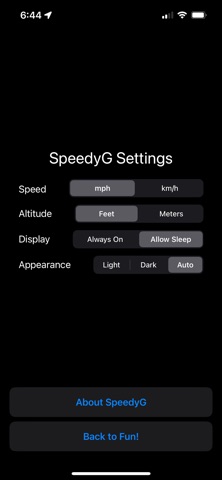 SpeedyG screenshot