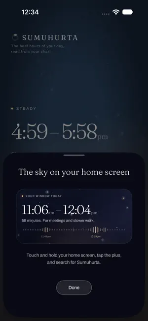 Sumuhurta screenshot 4