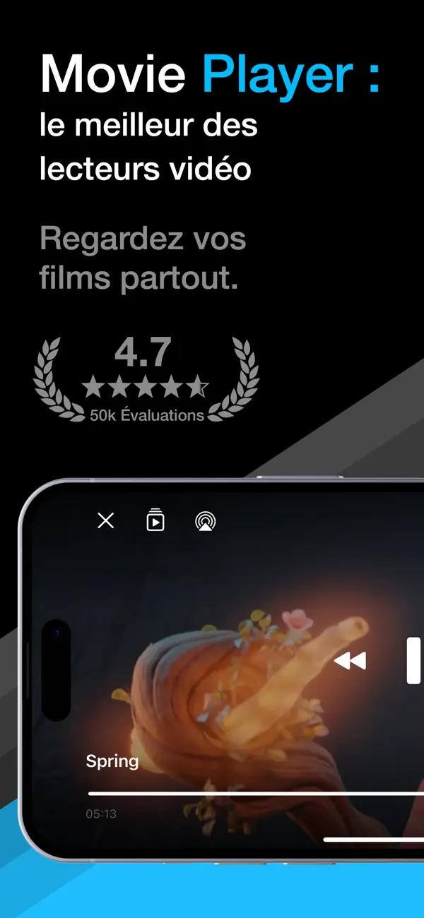 Screenshot #1 pour Movie Player – Films & Vidéos