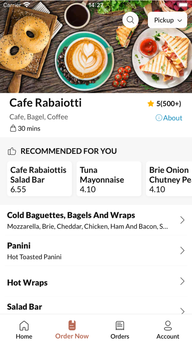 Cafe Rabaiotti, Screenshot