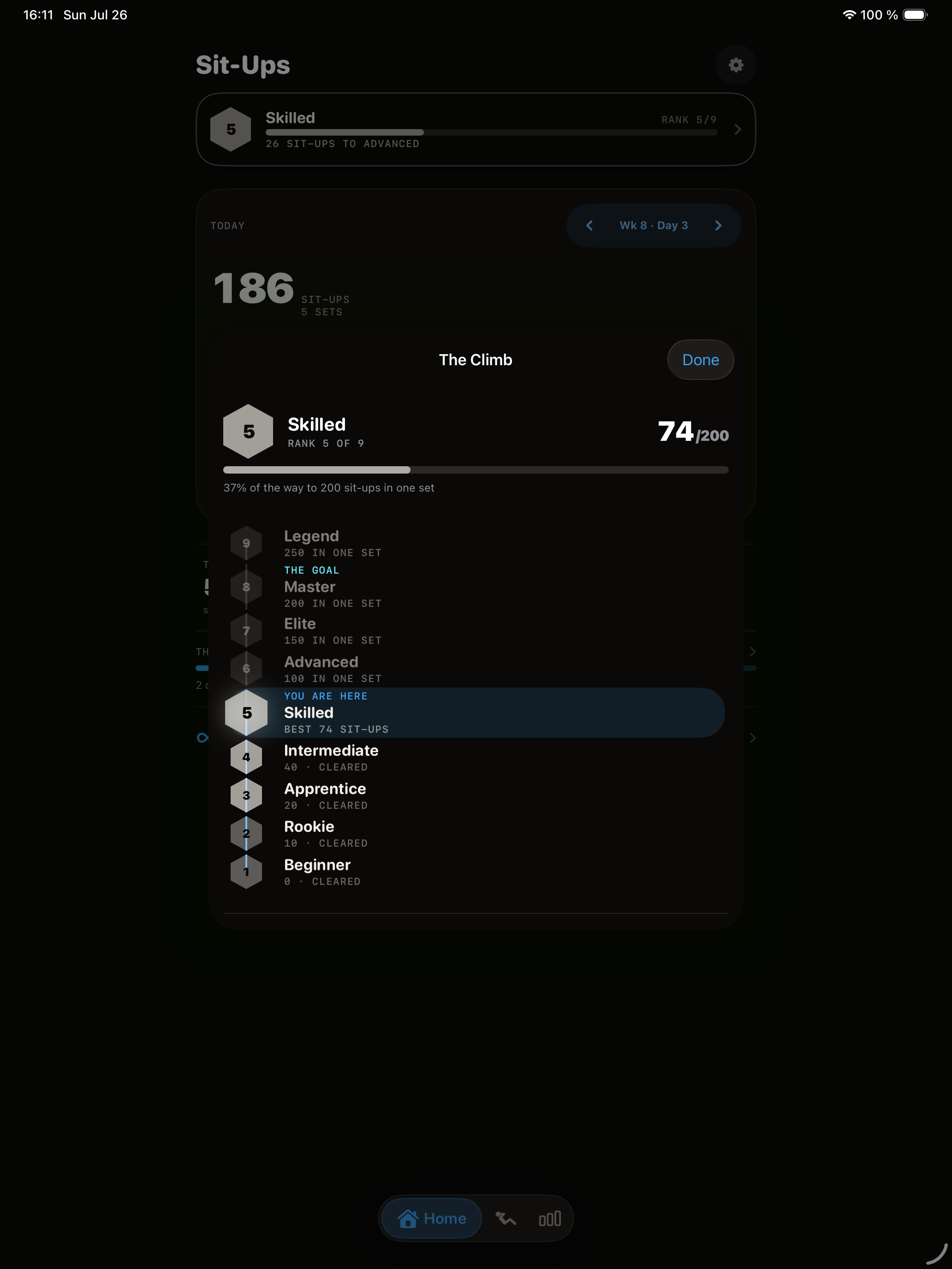 Sit Ups 200 - Fitness Trainer screenshot 9