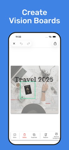 MoodBoard maker iPhone screenshot