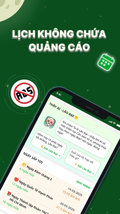 Lịch Âm - Lịch Vạn Niên 2025