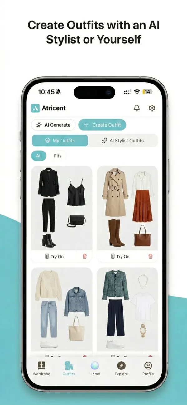 Screenshot #1 pour Atricent: Your AI Stylist