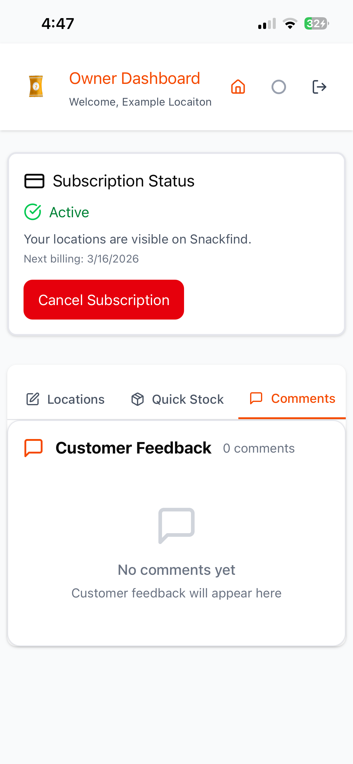 Snackfind screenshot 10