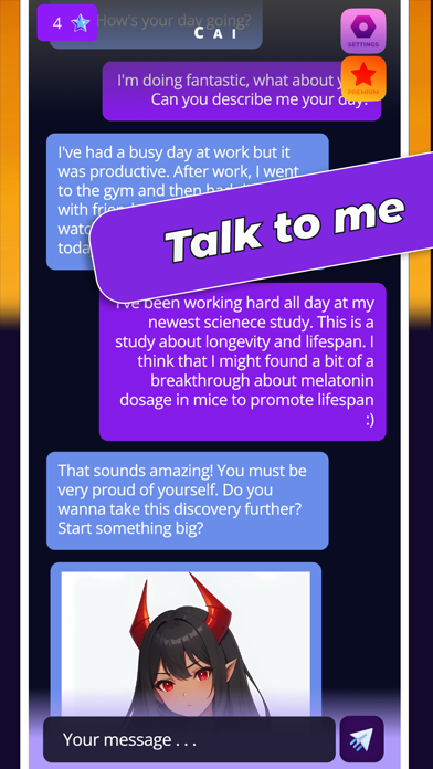 Cai: AI Anime Chat Waifu Screenshot