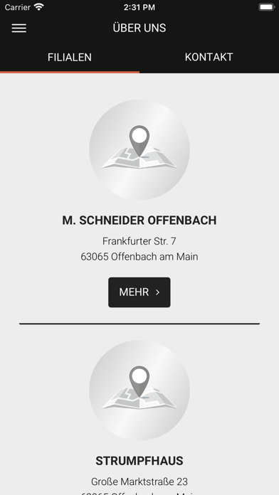 Modehaus M. Schneider Screenshot