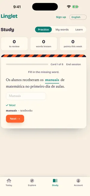 Linglet screenshot 1