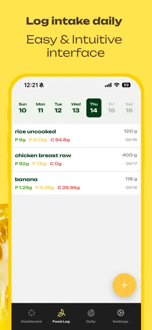 Calorie Tracker & Statistics screenshot 3
