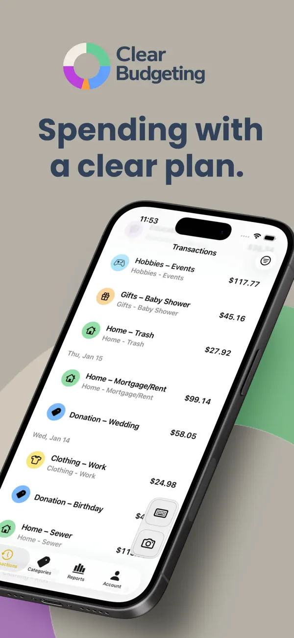 Screenshot #1 pour Clear Budgeting