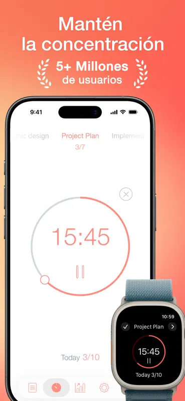 Be Focused Pro: Timer Pomodoro screenshot 1 of 6