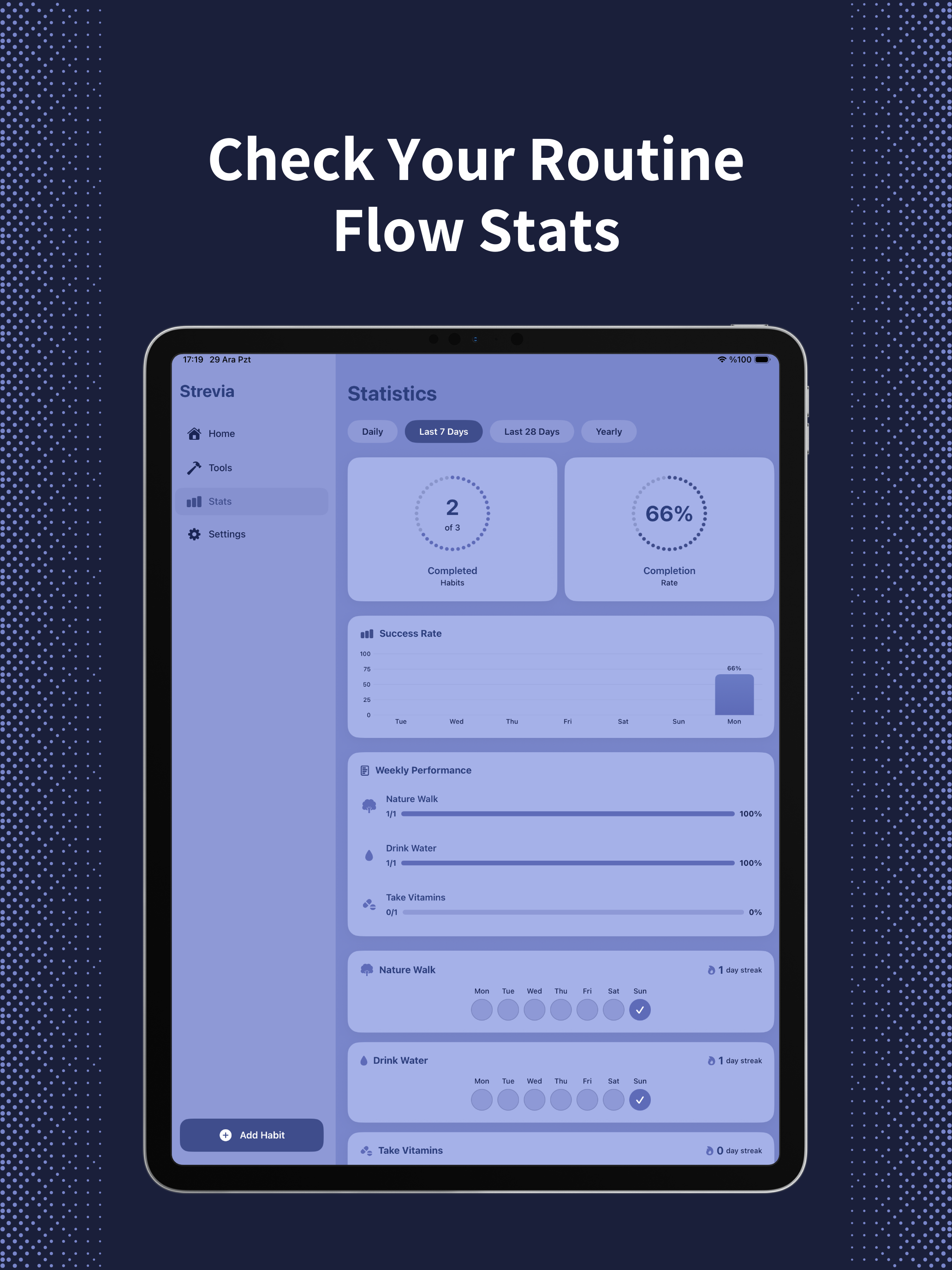 Daily Routine Planner: Strevia