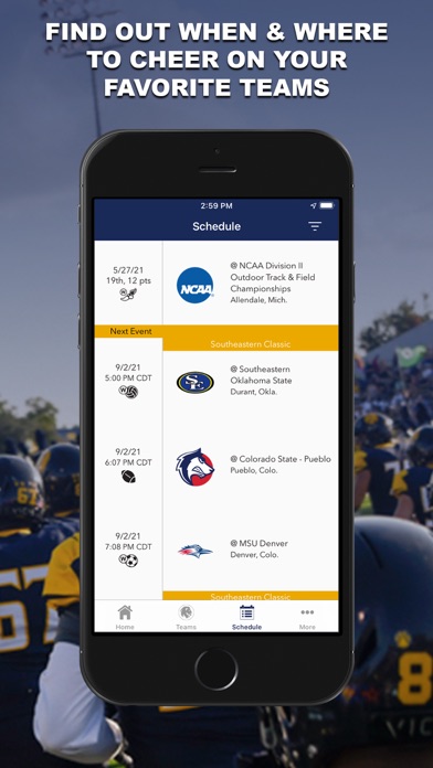 ETAMU Lion Athletics Screenshot