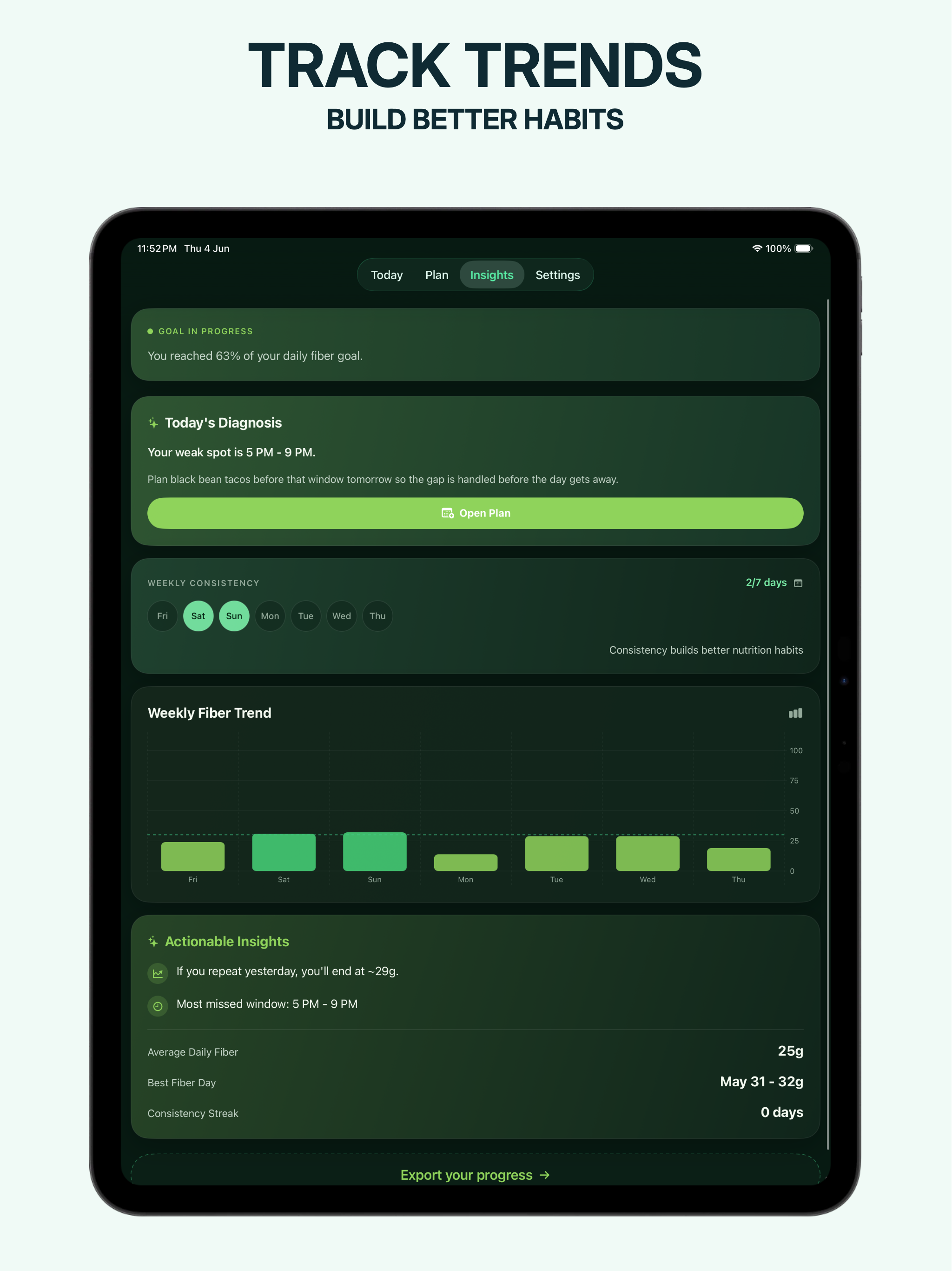 Fiber Tracker - Fiberly screenshot 10
