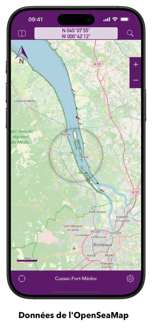 Screenshot #1 pour OpenSeaMap