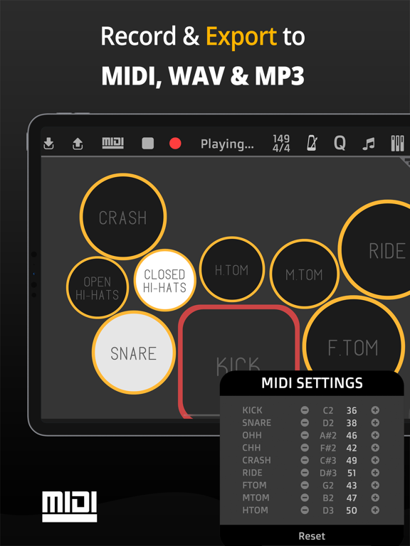 Screenshot #6 pour Flexy Drums: Ultimate Drum Set