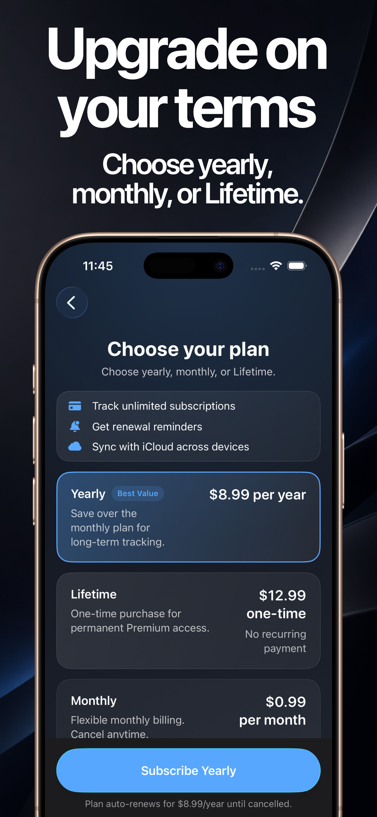 SubSafe: Subscription Tracker screenshot 6