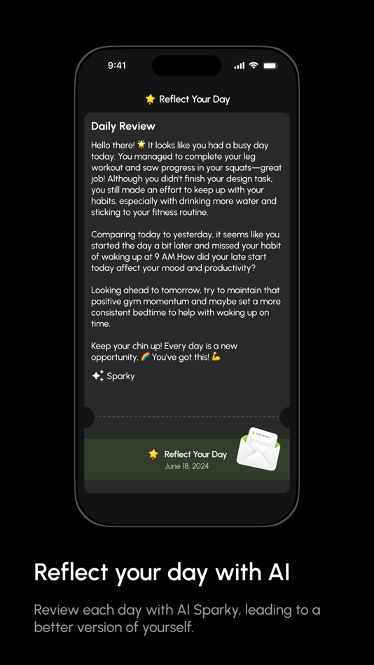#4. Sparky: AI Notes/Tasks/Journal (iOS) By: LaterWorks Studio